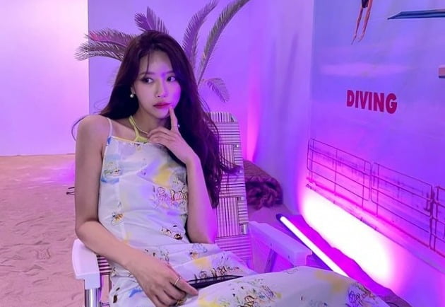 이미주, 점점 더 앙상해지는 옥천 여신…쇄골+직각 어깨에 베이겠네[TEN★]