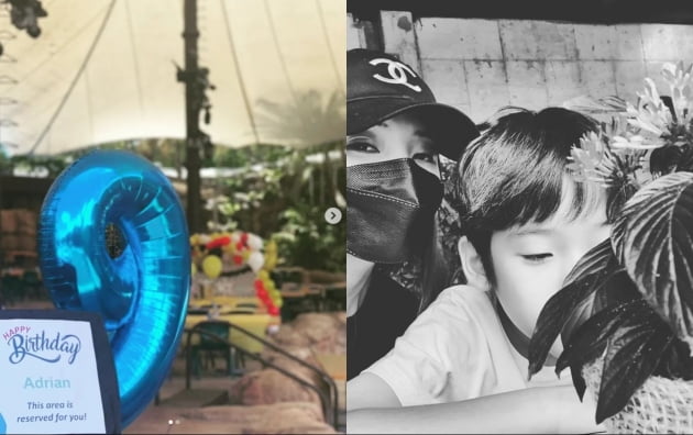 '사업가♥' 한채영, 아들의 어마어마한 생일파티..."사랑해"[TEN★]