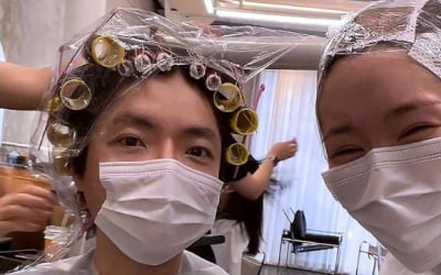 '김태현♥' 미자, 콩깍지 제대로 씌었네…'뽀글머리' 남편에 눈웃음[TEN★]