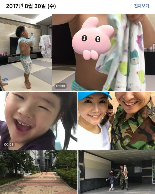 장영란, 군복 입은 ♥한창과도 달달…"나이 들어가는 건지, 추억 먹고 살아"[TEN★]