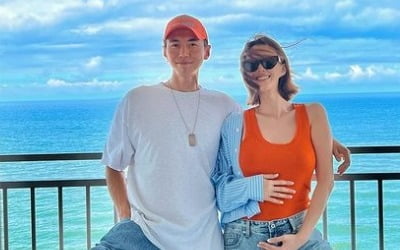 지소연, 난임 고백 후 8개월만 임신 "♥송재희, 정말 좋은 아빠가 될 것"[TEN★]