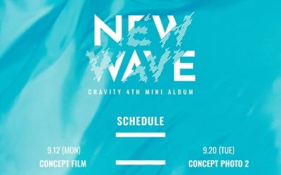 크래비티, 27일 컴백 확정…미니 4집 '뉴 웨이브'로 6개월만 돌아온다