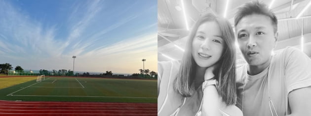 진태현, "아내 ♥박시은을 위해 뛰자"...럽스타그램[TEN★]