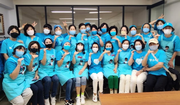 임영웅 팬클럽 영웅시대 밴드(나눔모임), 40번째 쪽방촌 도시락 봉사 수행