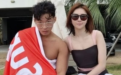 '내년 재혼 계획' 한정민♥조예영, 럽스타 본격 시작…수영복 입고 밀착 스킨십 [TEN★]