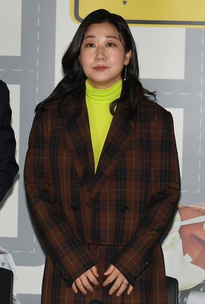 [TEN 포토] 라미란 '언론시사회는 긴장되요'