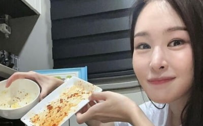 '김태현♥'미자, 사랑받는 며느리네…"결혼하고 처음 맞이한 명절, 맛있는 거 잔뜩 먹고 왔다" [TEN★]