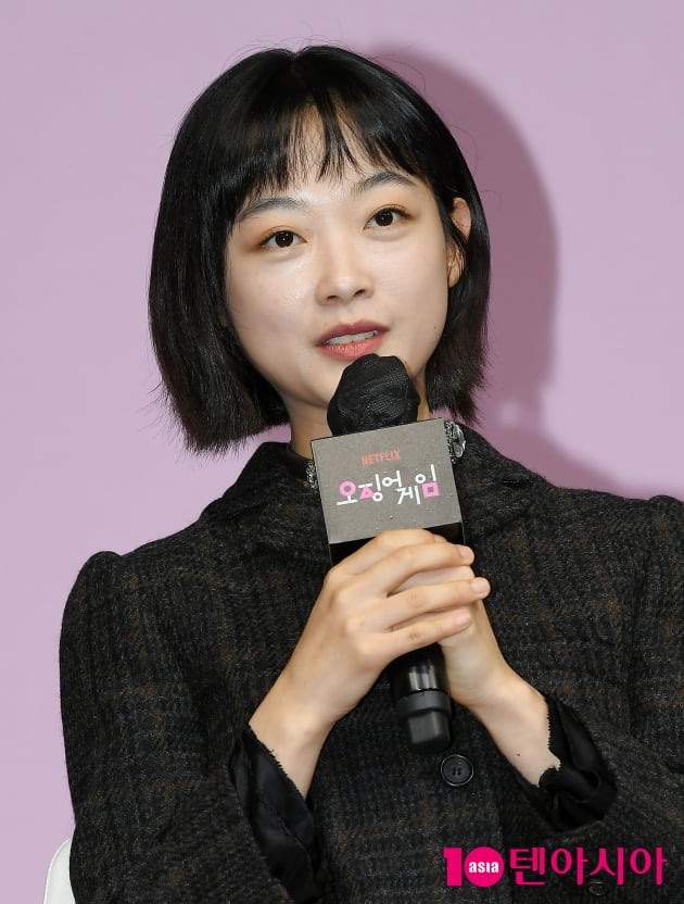 [TEN 포토] 오징어게임 이유미, "날것의 느낌을 흡수하고 표현하는 게 제 몫"