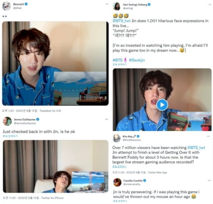 방탄소년단 진, 러블리함 가득한 매력에 퐁당..'월드 와이드 핸섬'