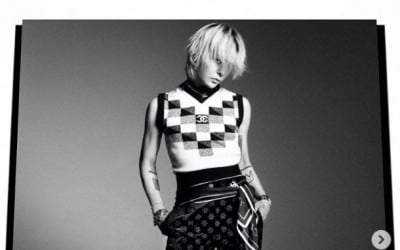 '164억원 아파트' 지드래곤, 민소매 입고 여성美도 소화[TEN★]