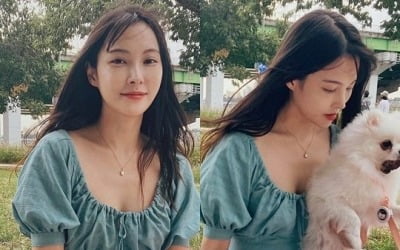 카라 박규리, 여유로운 나들이…청순·섹시美 다 가졌네[TEN★]