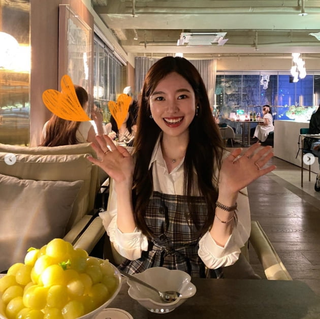 진세연, 빙수 보다 달콤한 미소...오늘도 이쁨[TEN★]