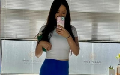'한예슬 닮은꼴' 10기 옥순, 대기업 생산직 근로자로 일하며 키운 복근 '건강美'[TEN★]