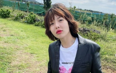 '던♥'현아, '힙'한 짧은 머리도 잘 어울리네…러블리 비주얼 눈길[TEN★]