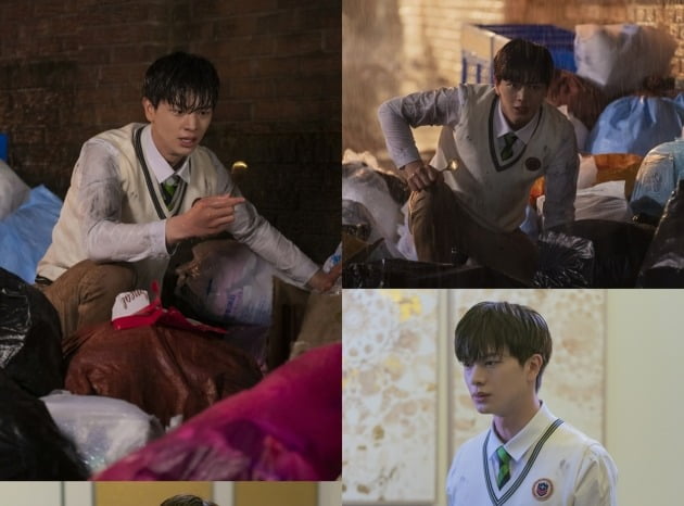 '흙수저' 육성재, 쓰레기 더미 파헤쳤다…'금수저' 욕망 이룰까