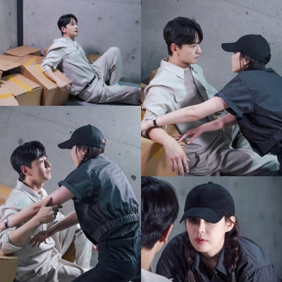 이하나, '톱스타' 임주환 사인회 방문…박스 더미서 아슬아슬 눈맞춤('삼남매가 용감하게')