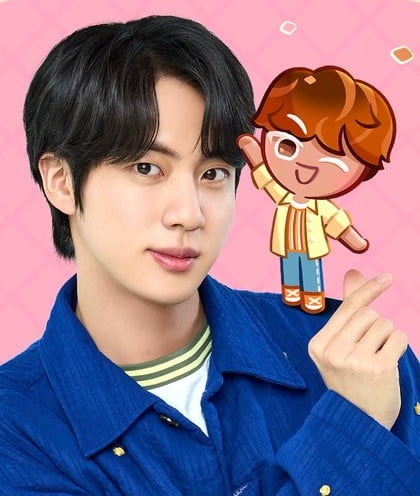 방탄소년단 진의 쿠키런 캐릭터...'비주얼킹 쿠키의 등장'