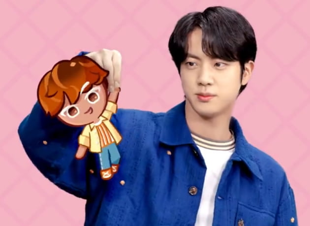 방탄소년단 진의 쿠키런 캐릭터...'비주얼킹 쿠키의 등장'