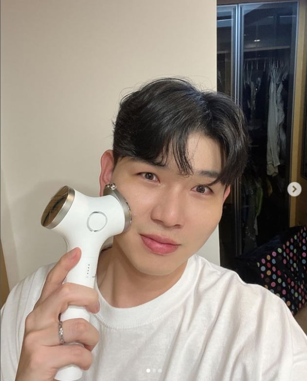 제이쓴, 피부 관리하는 똥별이 아빠...♥홍현희는?[TEN★]