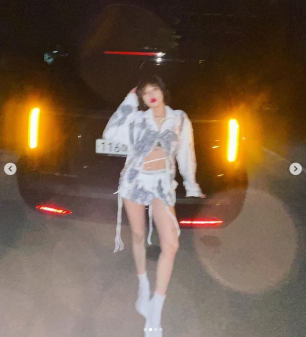 '던♥' 현아, 치명적인 섹시美...앙상한 뼈[TEN★]