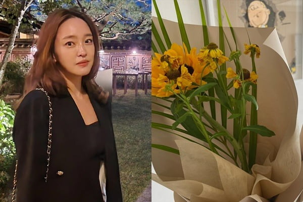 장인희, '사랑꾼' ♥정태우에 감동 "아무 날도 아닌데, 꽃 사오는 그런 남자"[TEN★]