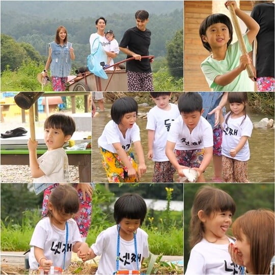 추석 맞이해 민준X예준X하룬X리사가 선사하는 고향 향수 유발 시골 바캉스 ('슈돌')