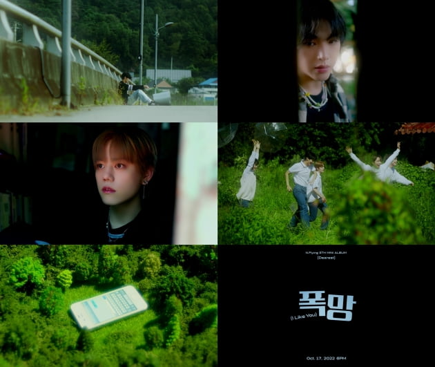 "널 좋아하게 돼 '폭망'"…사랑에 빠진 엔플라잉, '폭망' MV 티저 공개