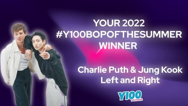방탄소년단 정국X찰리 푸스 'Left and Right'로 美라디오 '2022년 밥 오브 더 서머' 1위 선정