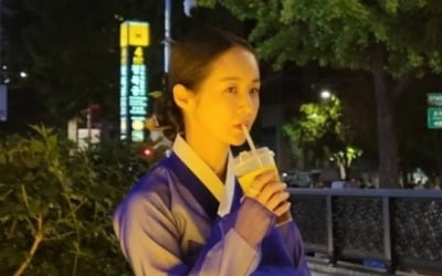김가연, 한복 입고 '초동안 미모' 과시…♥임요환 또 반하겠네[TEN★]