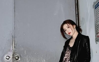 전효성, 호피 원피스·가죽 자켓 패션…파격 도도·카리스마 과시[TEN★]