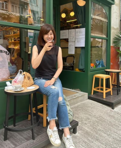 '금융맨' 강수정 남편, 홍콩 길바닥에서 쭈그려 앉은 사연[TEN★]