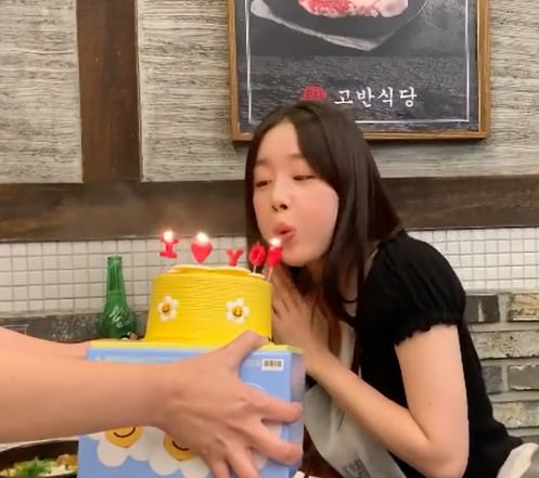 생일 맞은 한선화, 부산서 드레스 자태 뽐냈으니 '치팅데이'[TEN★]