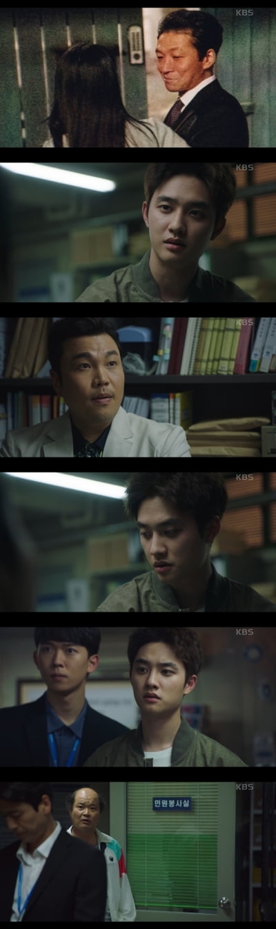 [종합] '좌천' 도경수, 비행기에 폭탄 설치? 최광일 취임식 난입 "당신 이제 끝났어"('진검승부')