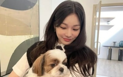 '고우림♥' 김연아, 강아지가 부럽네…"너무 오랜만"[TEN★]