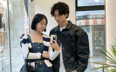 "대구데이트" 이소라♥최동환, 주말이라 어김없이 만난 '장거리 커플'…"청청패션" 트윈룩[TEN★]