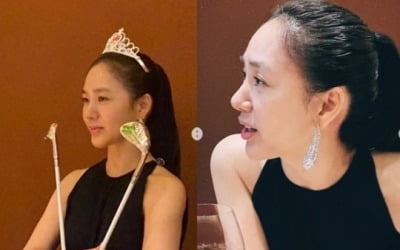 박주미, 왕관 쓰고 '명품 대잔치'…여왕님 비주얼 과시[TEN★]