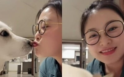 심진화, ♥김원효 질투할 반려견 사랑…"이틀만의 뜨거운 상봉"[TEN★]