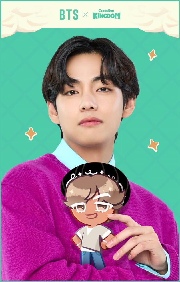 방탄소년단 뷔, 동화 찢고 나온 창의력 왕자님 쿠키런도 찢었다