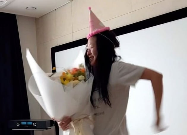미자, ♥김태현과 결혼 후 첫 생일…퉁퉁 부은 얼굴로 광란의 댄스[TEN★]