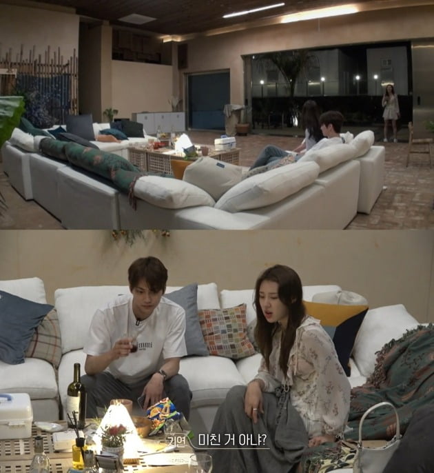 사진=티빙 '환승연애2' 방송 화면.