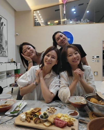'감원효♥' 심진화, 이러니 다이어트를 못 하지…소유진·백종원 집서 제대로 즐긴 음식[TEN★]