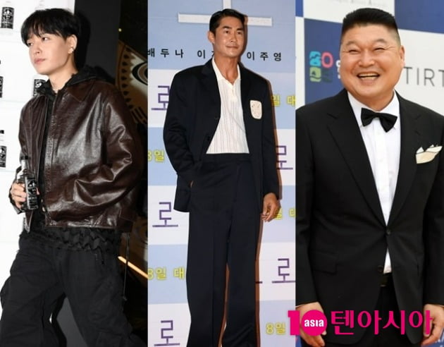 쌈디, 배정남, 강호동.(왼쪽부터) 사진=텐아시아 DB 