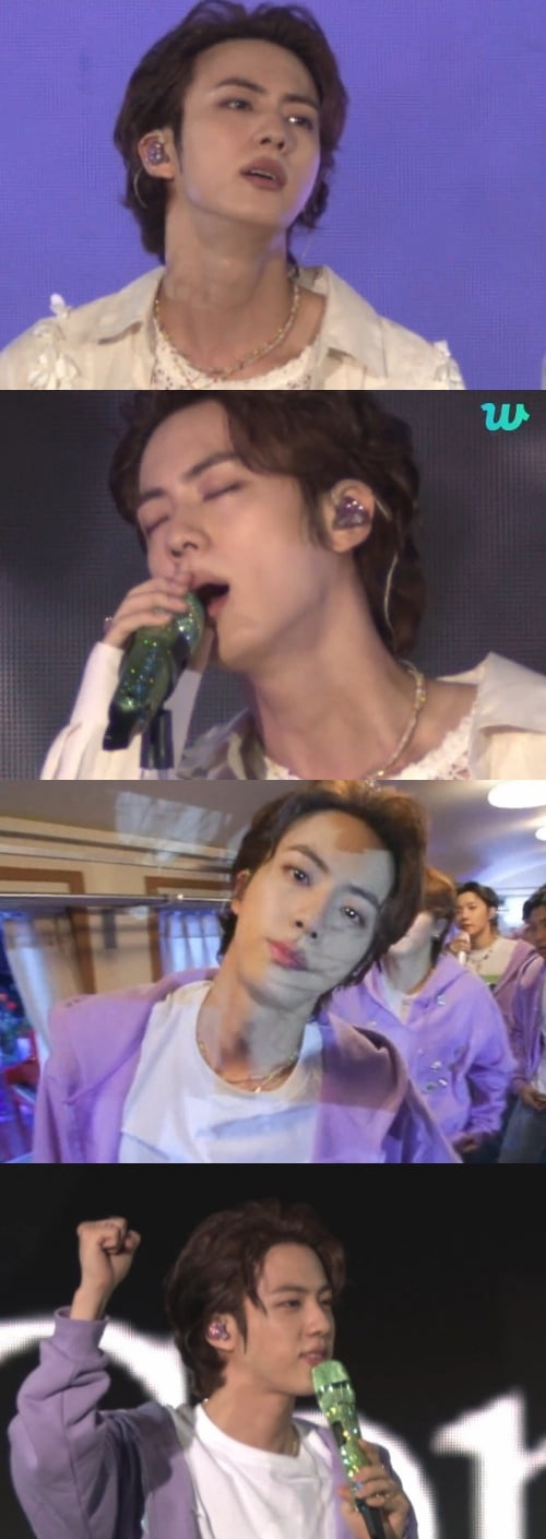 방탄소년단 진, 콘서트 재림한 '라이브 킹'
