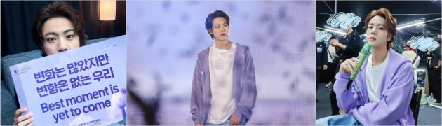 라이브 킹으로 무대를 선보인 방탄소년단 진의 '콘서트'