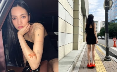 작정하고 타투 공개했더니…나나, 보일 듯 말 듯 가려진 '진짜' 얼굴[TEN스타필드]