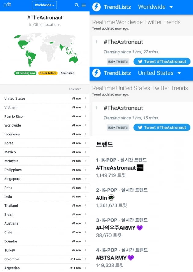 방탄소년단 진, 첫 솔로 싱글 'The Astronaut' 10월 28일 발매.. 전 세계 ‘들썩’
