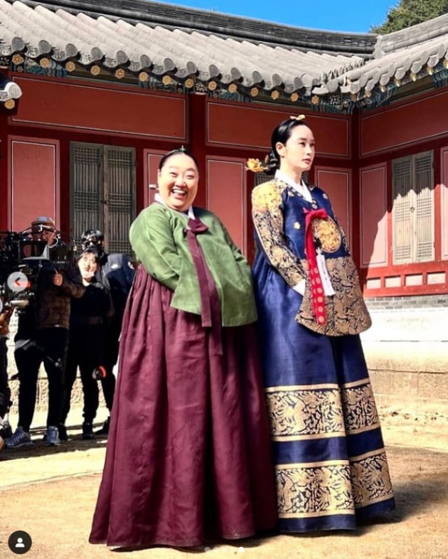 김혜수, 상궁나인 박준면과 찰떡...내짝꿍[TEN★]