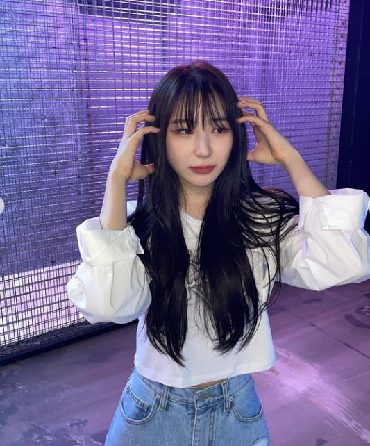 아이즈원 출신 이채연, 있지 채령 못지않은 깜찍함[TEN★]