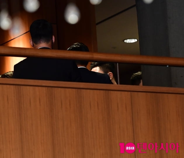 [TEN 포토] 김연아♥고우림 결혼식 '살짝 보이는 신부와 신랑'