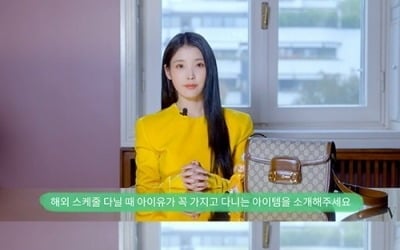 [종합] 아이유, G사 명품 가방 '최애 아이템'…김·귀마개 들고 다니는 ★('보그')